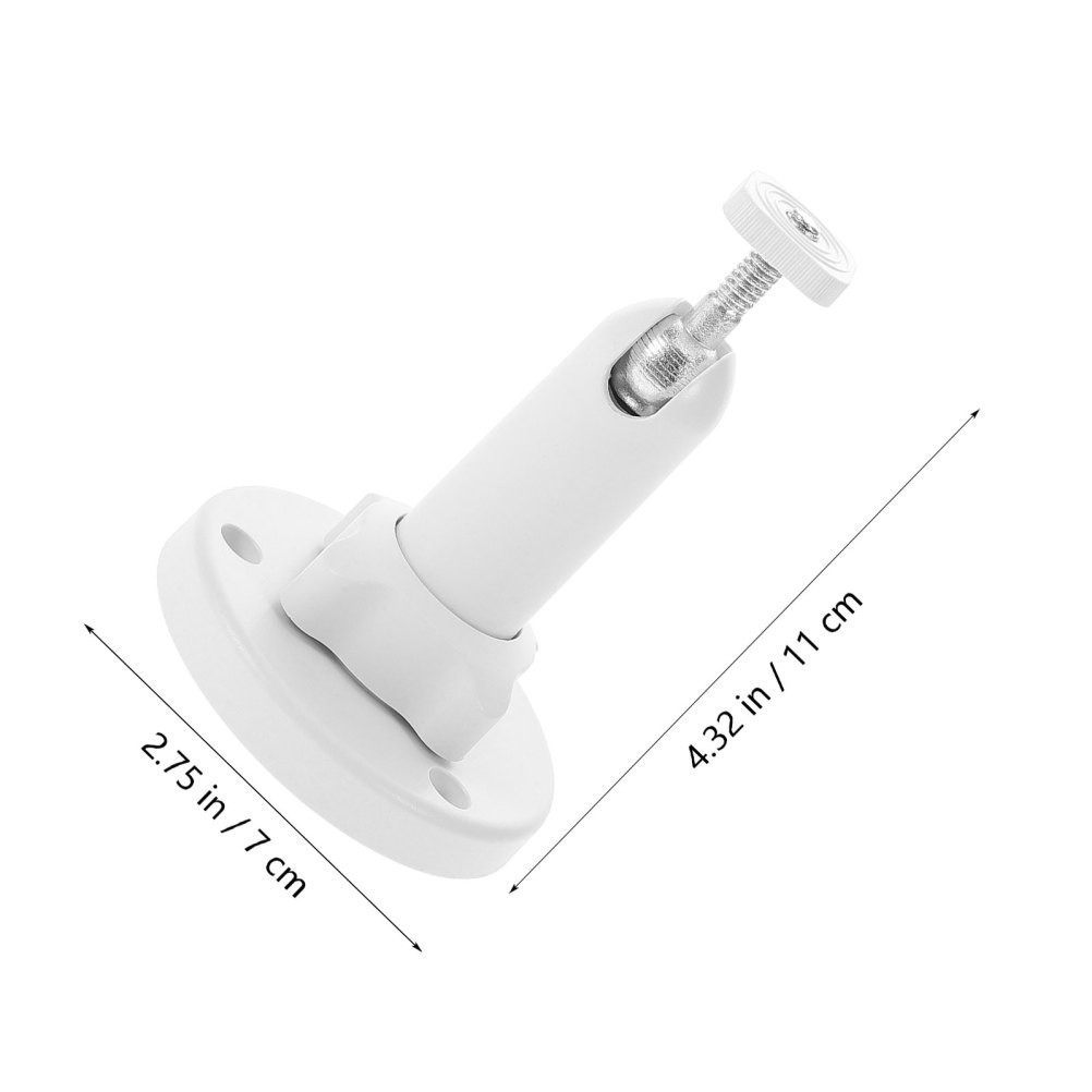 4Pcs Weather Resistant Solar Panel Mount Holders ABS White with 360 Rotation