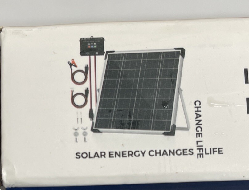 VOLTSET 12V 20 WATT Solar Panel Kit Charger and Maintainer-20W Monocrystalline