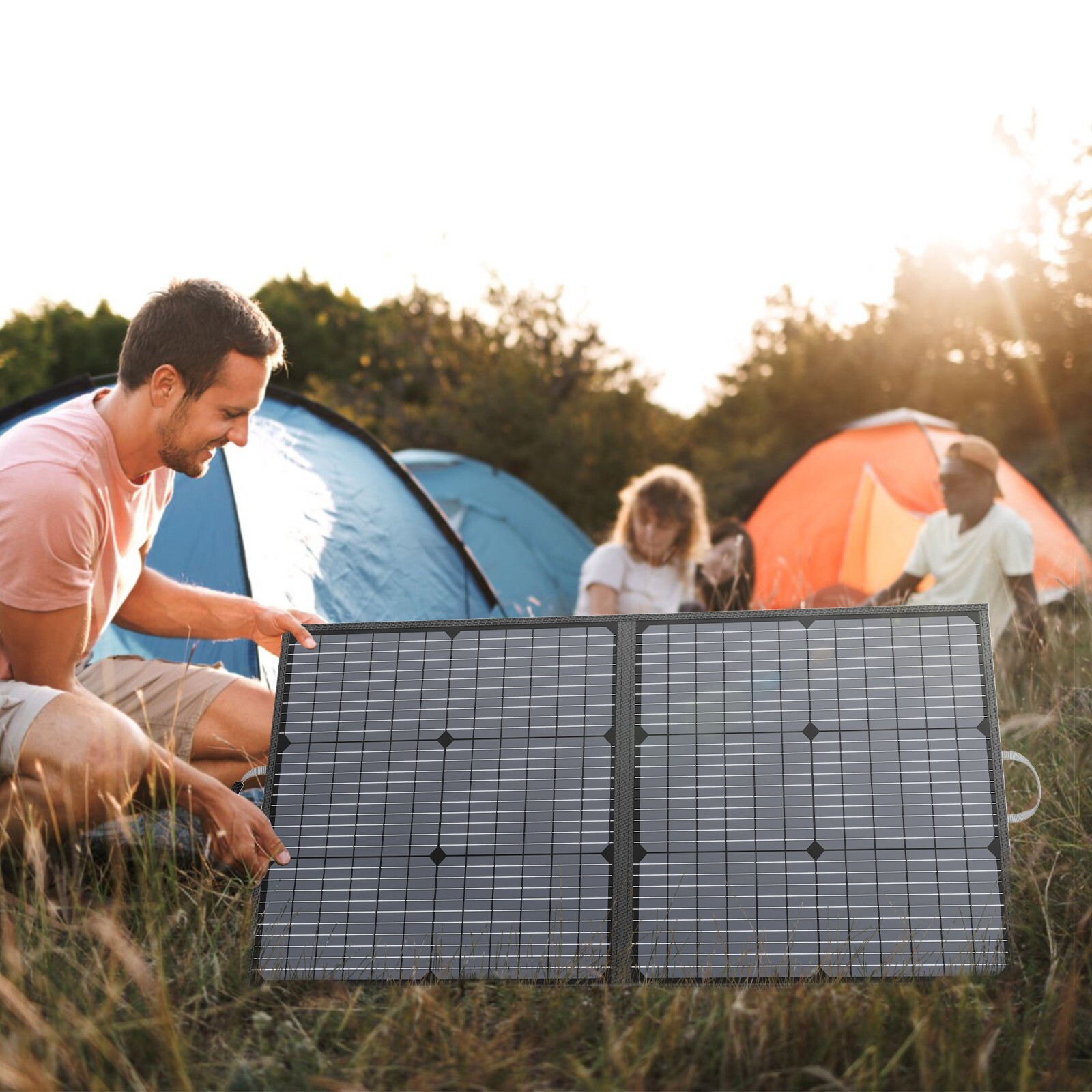 110W 20V Solar Panel Kit Charger for Bluetti Power Stations RV Camping Outdoor