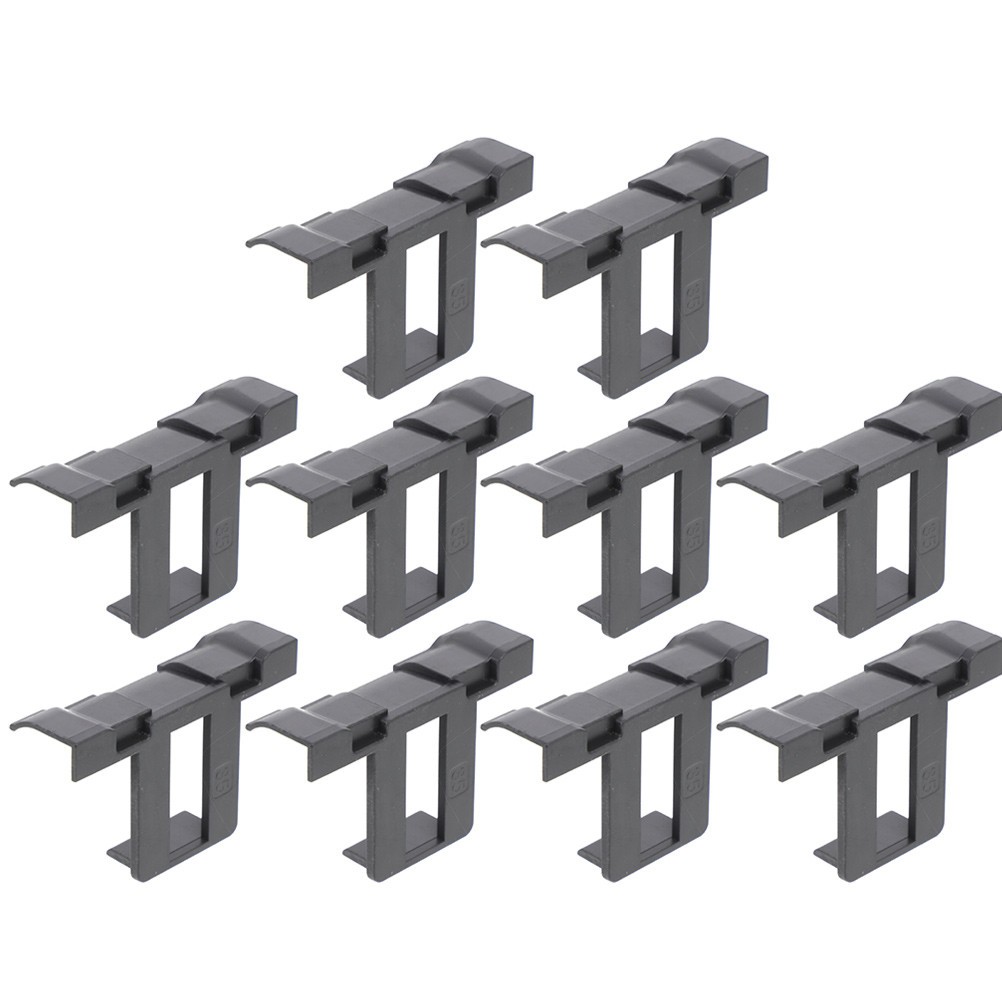 10Pcs Reusable Solar Panel Water Drain Clips ABS Clamp for Panel Edges