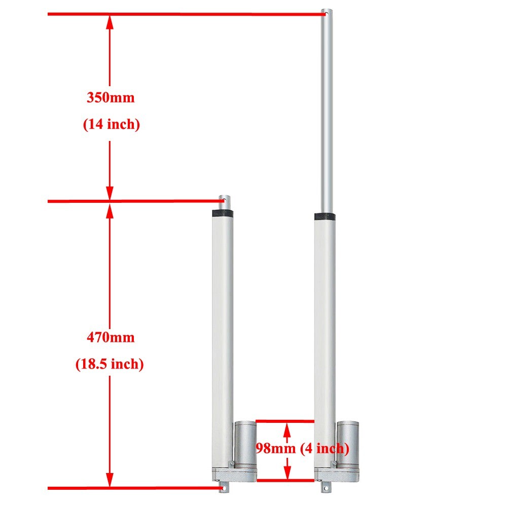 DIY Single Axis Solar Tracking Tracker-14″ Linear Actuator Anemometer System SJ