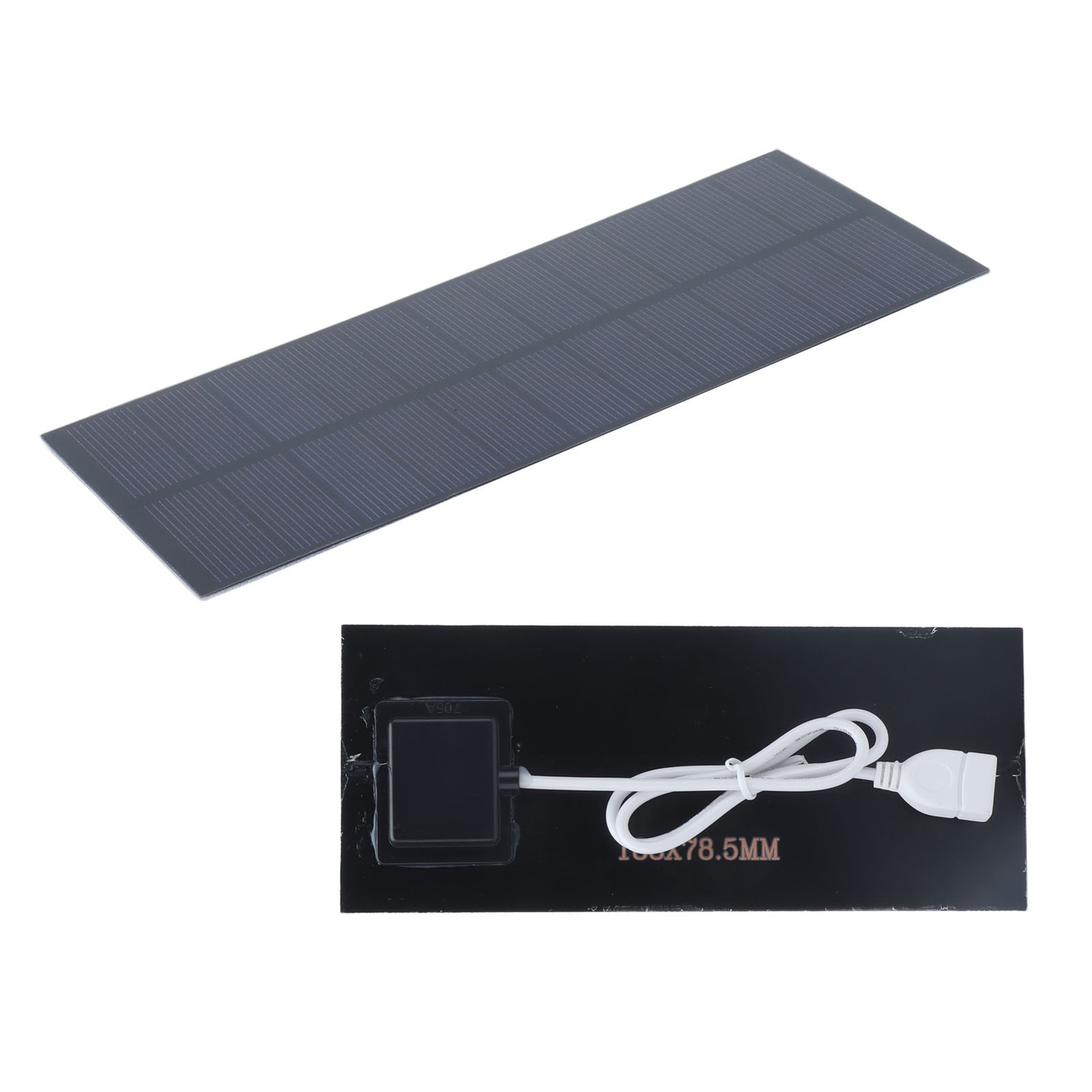 2.5W Solar Panel 188×78.5mm Solar Charging Board 3.7V‑5V Battery Charger Portabl