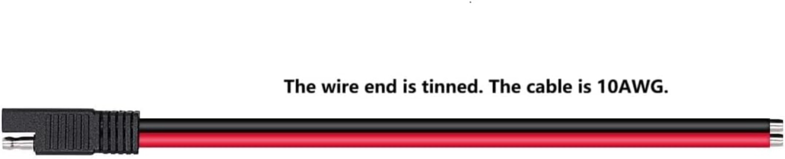Versatile SAE Connector Set with 10AWG Wire for Solar Power Solutions – 3 Pack