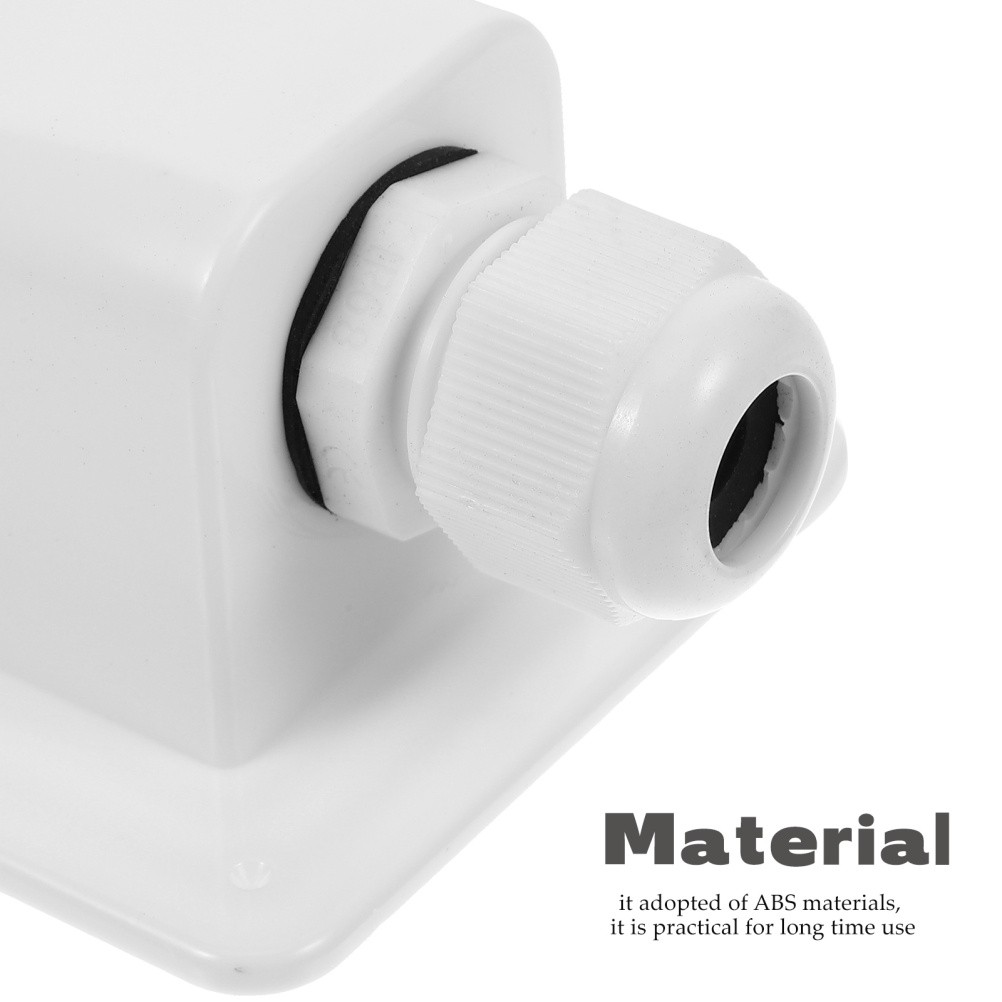 Single Hole Solar Cable Entry Box Waterproof ABS Wire Entry Box for RV Panels