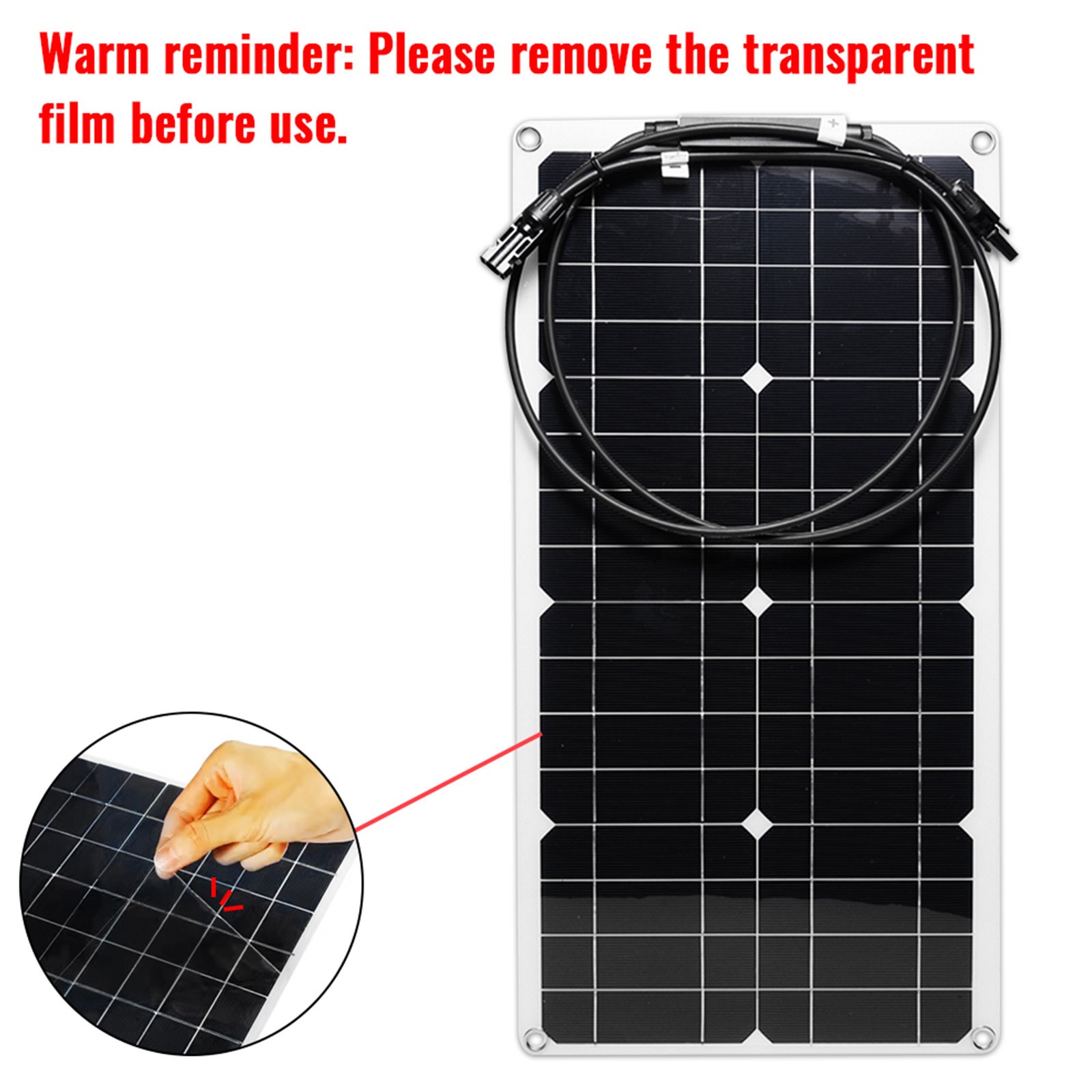 SOECOPO 30000W Peak Solar System Kit Flexible Panel for Camp Charger Off Grid