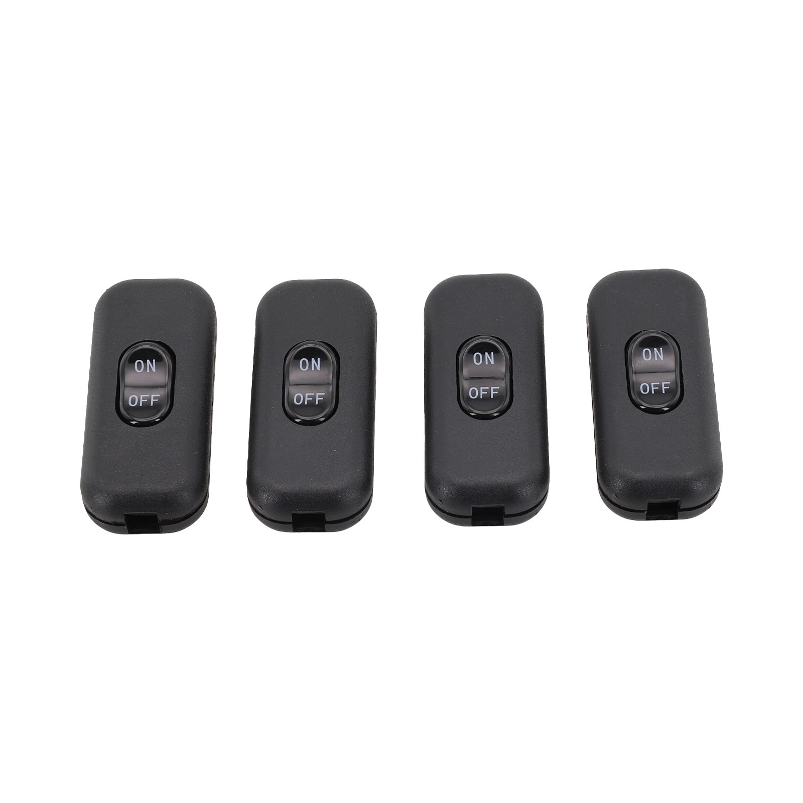 Inline Rocker Switch 6A 110-250V for Electric Lamps and Home Appliances