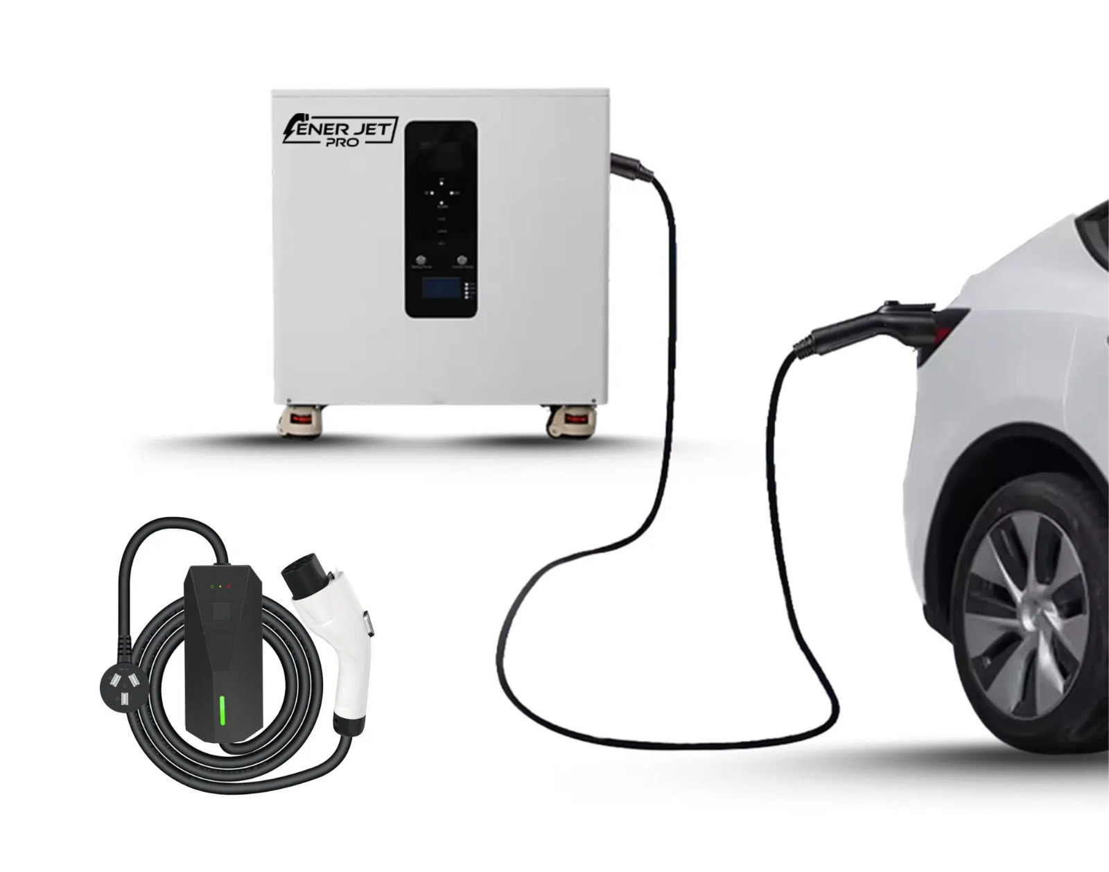 Solar Generator 20480 Wh/10000 W and Emergency EV Charger
