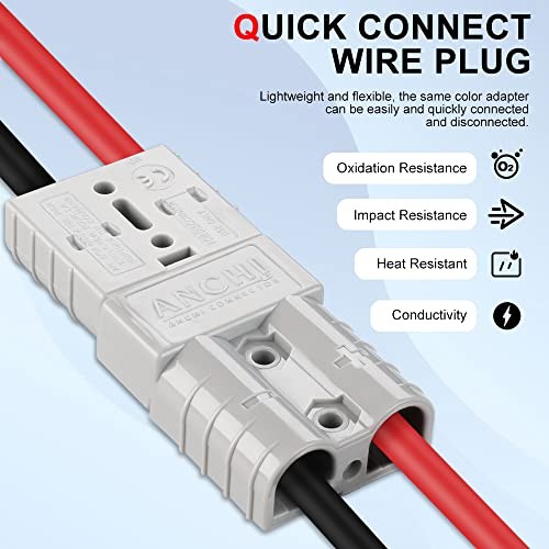 10AWG Solar Panel Connector Cable, Compatible with Solar Connecter and