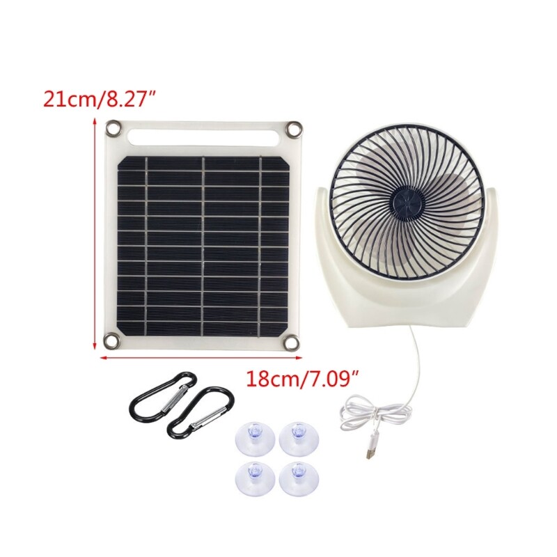 Solar Powered Exhaust Fan Solar Panel High Speed Exhaust Fan for Chicken Coop