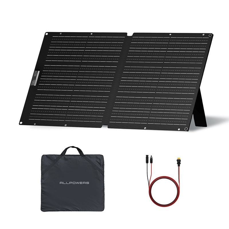 ALLPOWERS 1800W (3000W Peak) Power Station + 100W Solar Panel Kit LFP Battery