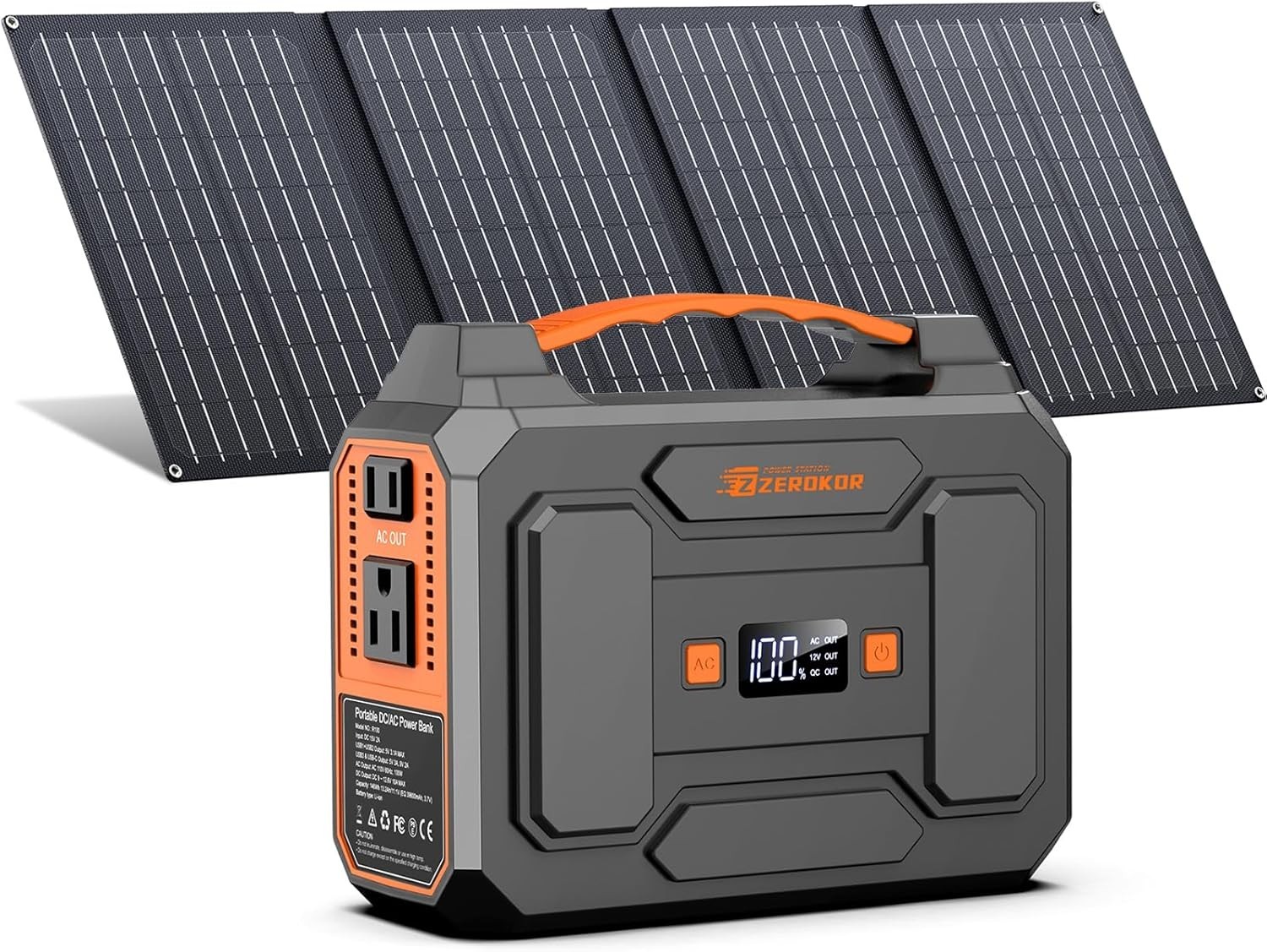 Lightweight Portable Power Station with 40W Solar Panel – Safe and Eco-Friendly