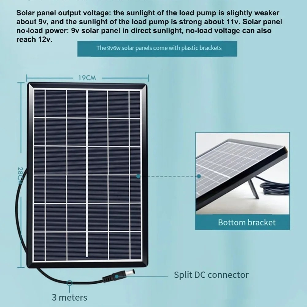 Adjustable Solar Panel Water Pump for Optimal Oxygen Distribution in Ponds
