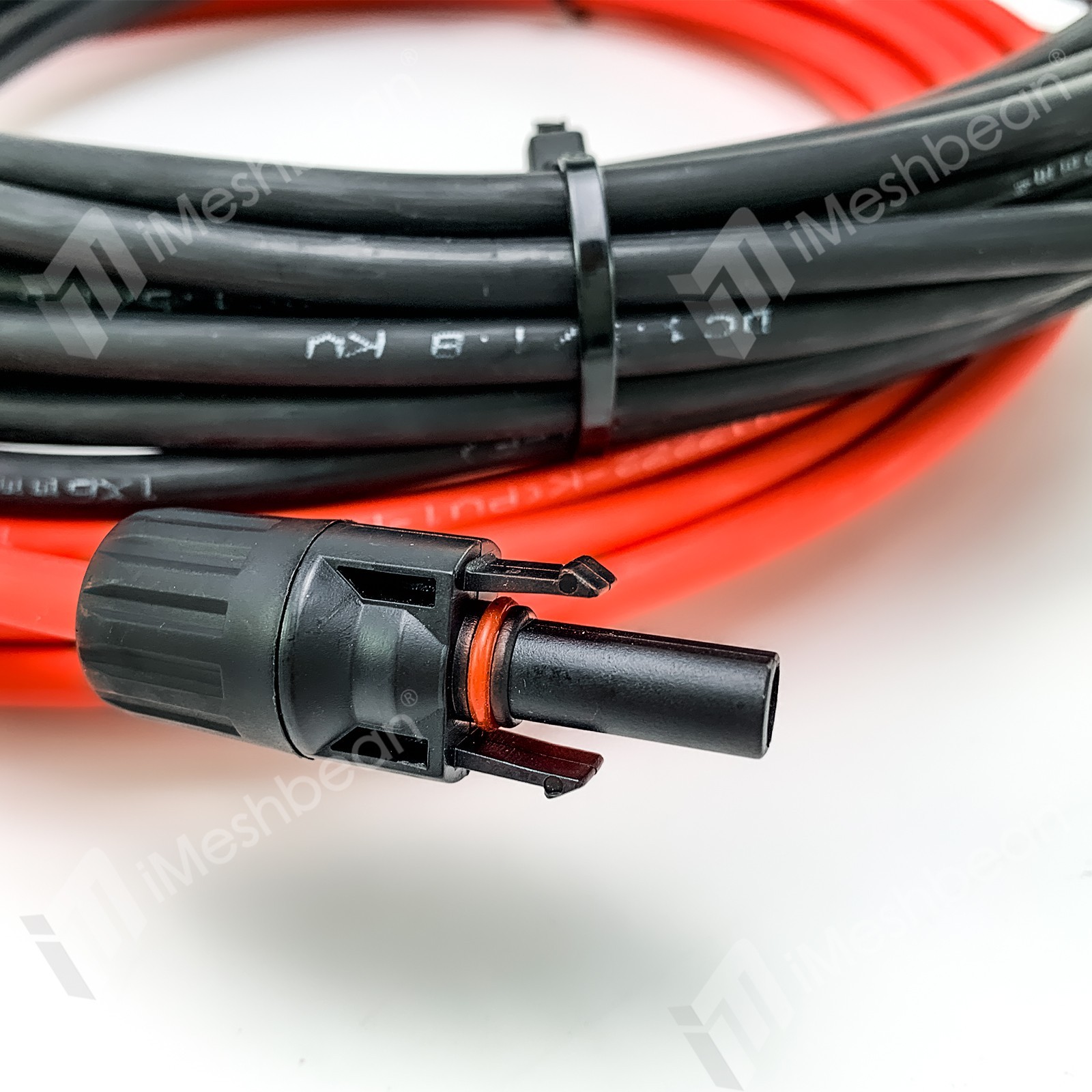 10AWG Solar Panel Extension Cable 30FT/50 FT PV Cable w/ Flexible Wire Connector