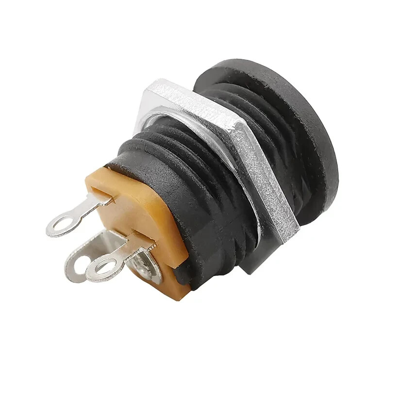 DC Barrel Jack Socket Female Panel Mount DC 12V Power Connector