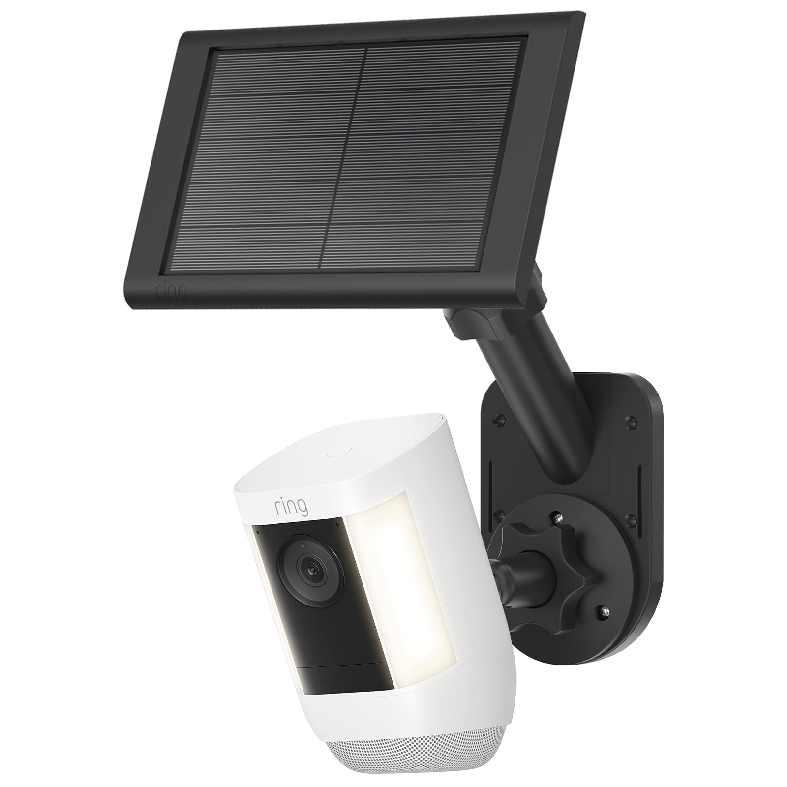 Universal 2-in-1 Adjustable Wall Mount for Solar Panels & Cameras – 360° Rotatio