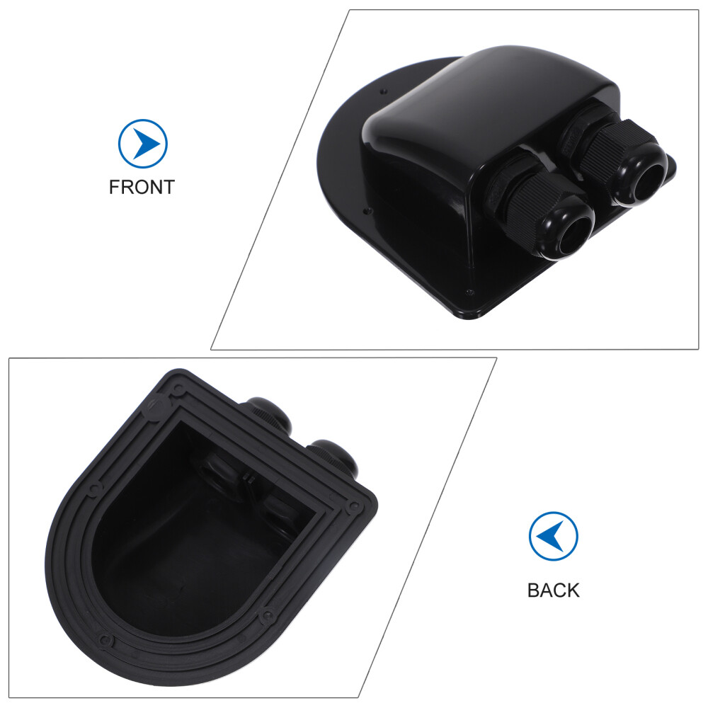 Cable Gland Waterproof Cable Pass Through 2-hole Rv Solar Project Cable Gland