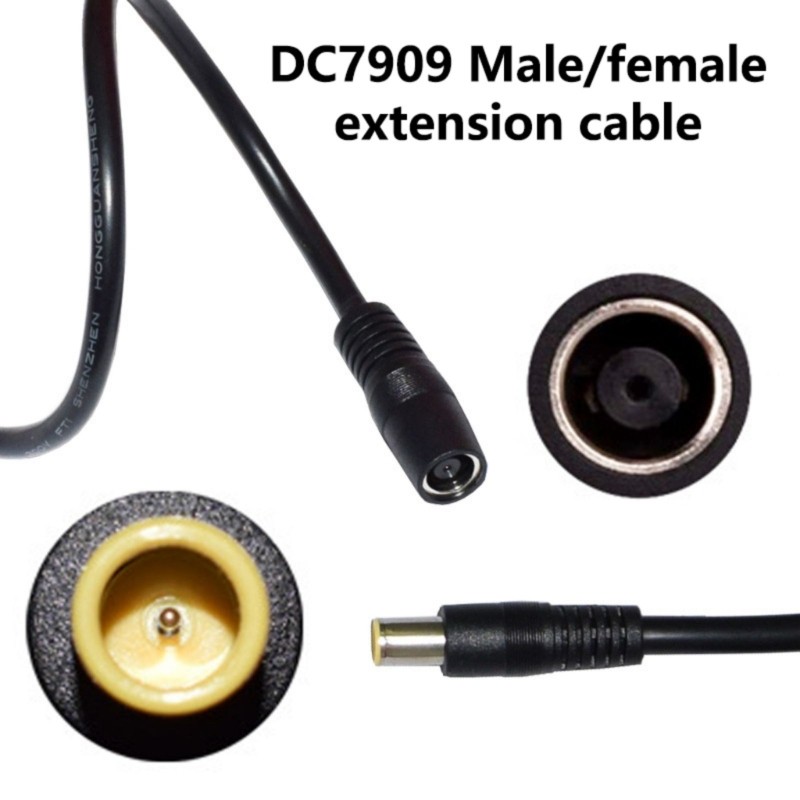 DC8mm Solar Panel Extension Cord Wire Male to Female Powers Adapter Cable