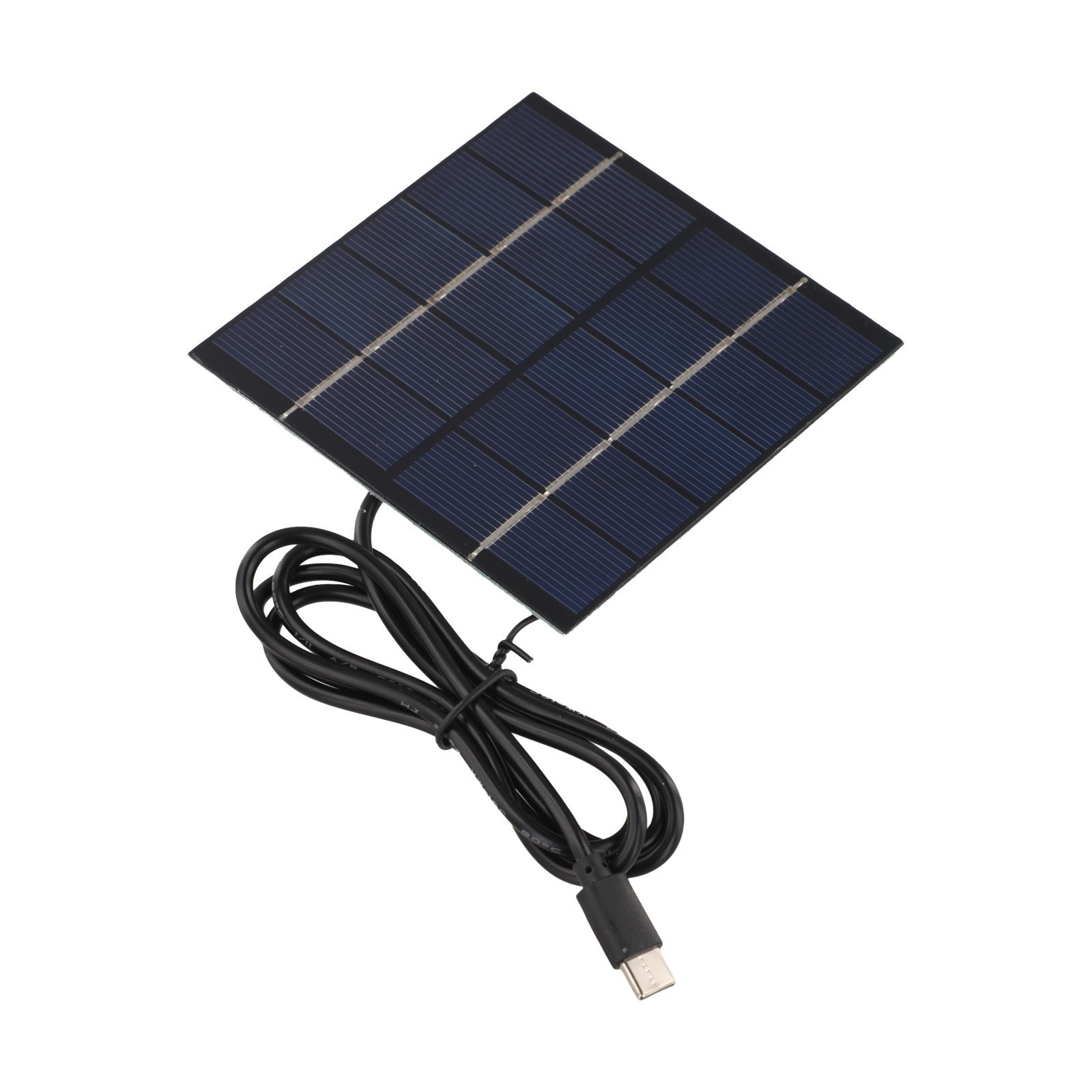 Outdoor Charger Compact Charging Solution 1 Meter USB Cable 1.5W Solar Output