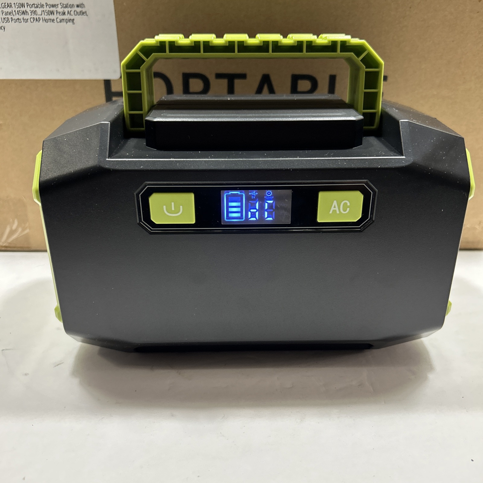 Cellgear 150W Portable Power Station with 30W Solar Panel,145Wh 39000mAh Camping