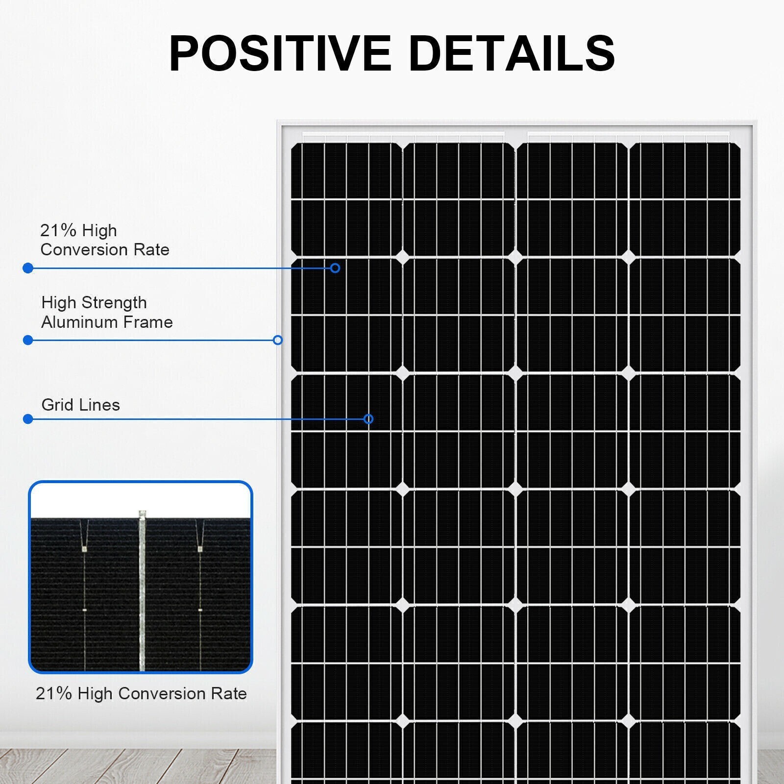 200W 400W 600W 800W Monocrystalline Solar Panel Off Grid for Caravan Home Camper