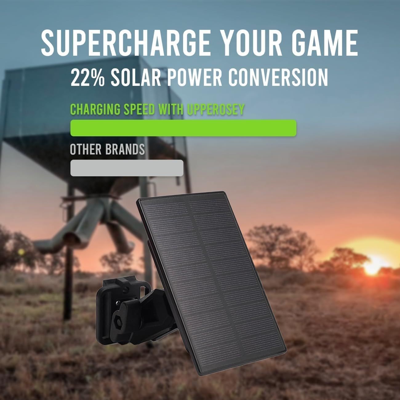 Trail Camera Solar Panel – Power Horse 6V/12V Solar Panel Kit with 5200mAh