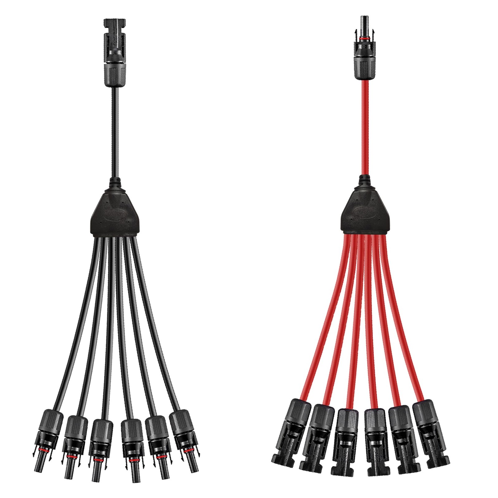 Y Solar Connector 1 to 6 Solar Y Branch Parallel Cable,Solar 1-6 Male Female …