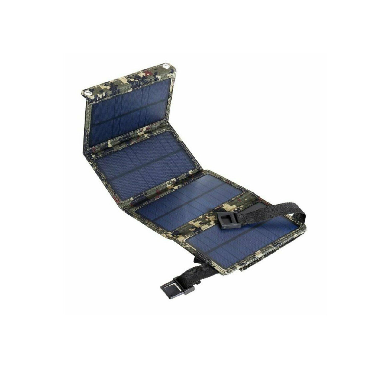 Portable 80W Folding Solar Panel Power Bank USB Battery Charger Waterproof