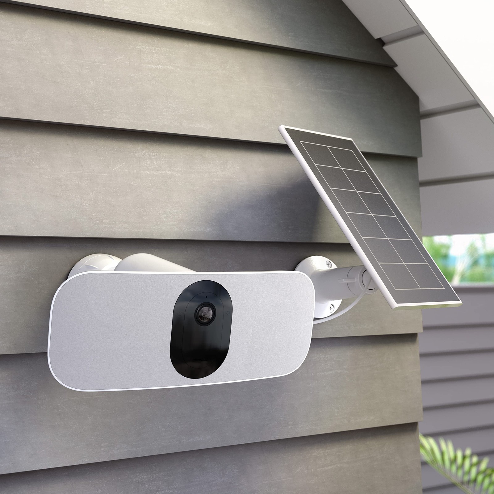 Arlo Solar Panel Charger (2021 Released) – Certified Accessory – Works White