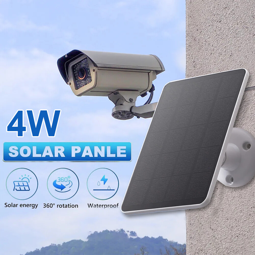 Universal Solar Battery Charger Panel for Ring Spotlight Stick Up Cam Cable