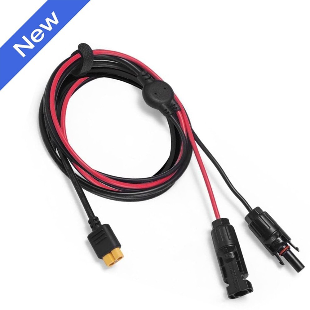 EcoFlow Cable Solar to XT60 Solar Panel to Portable Power Station Charging Cable