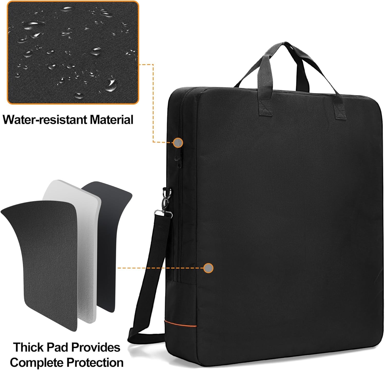 HODRANT Solar Panel Bag – Portable Storage & Carrying Case for Travel Use