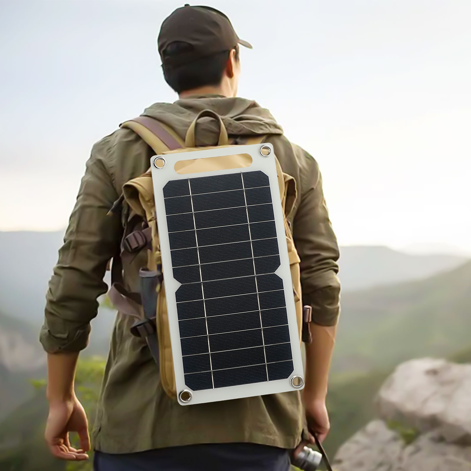10W 5V Flexible Solar Panels For Mobile Phone Chargers And Outdoor Solar Kits
