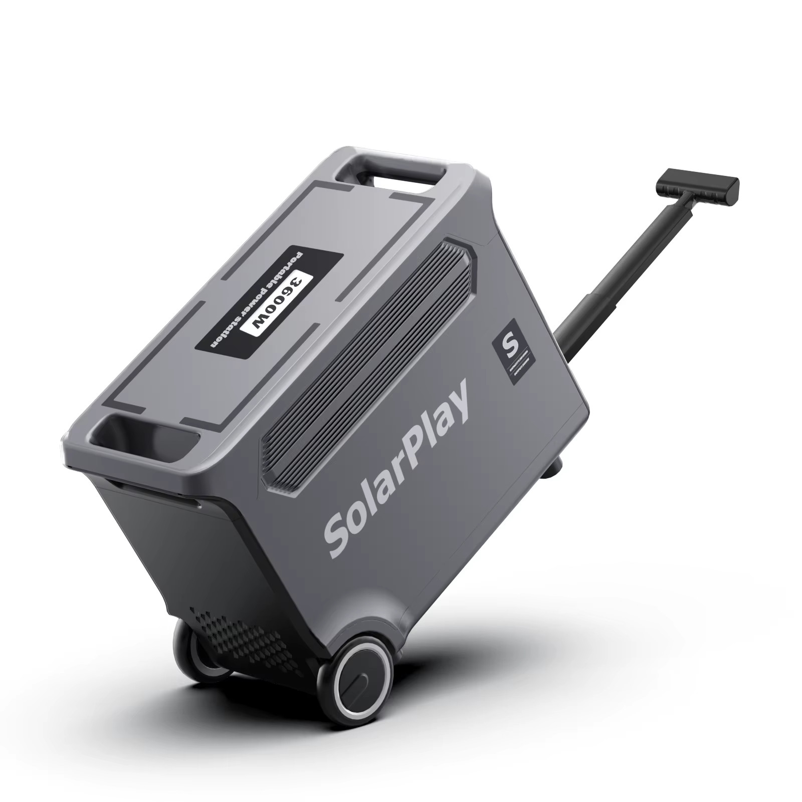 3600W Portable Power Station 3840WH Outdoor Generator with Folable Solar Panels