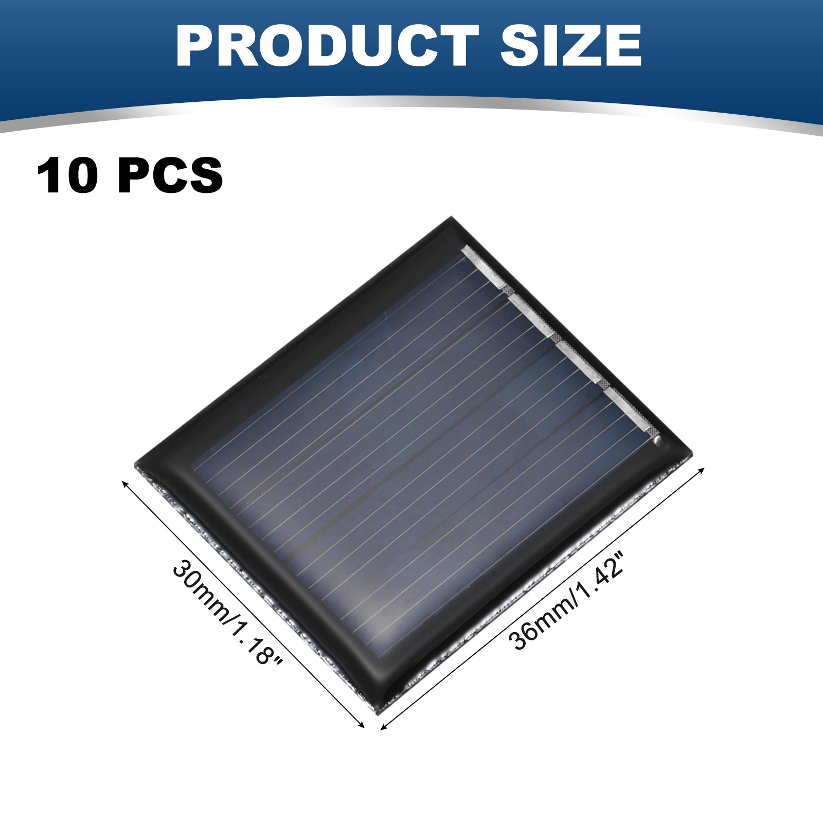 10PCS 2V 0.12W 0.06A Mini Solar Panels for Solar Power Small Solar Cells