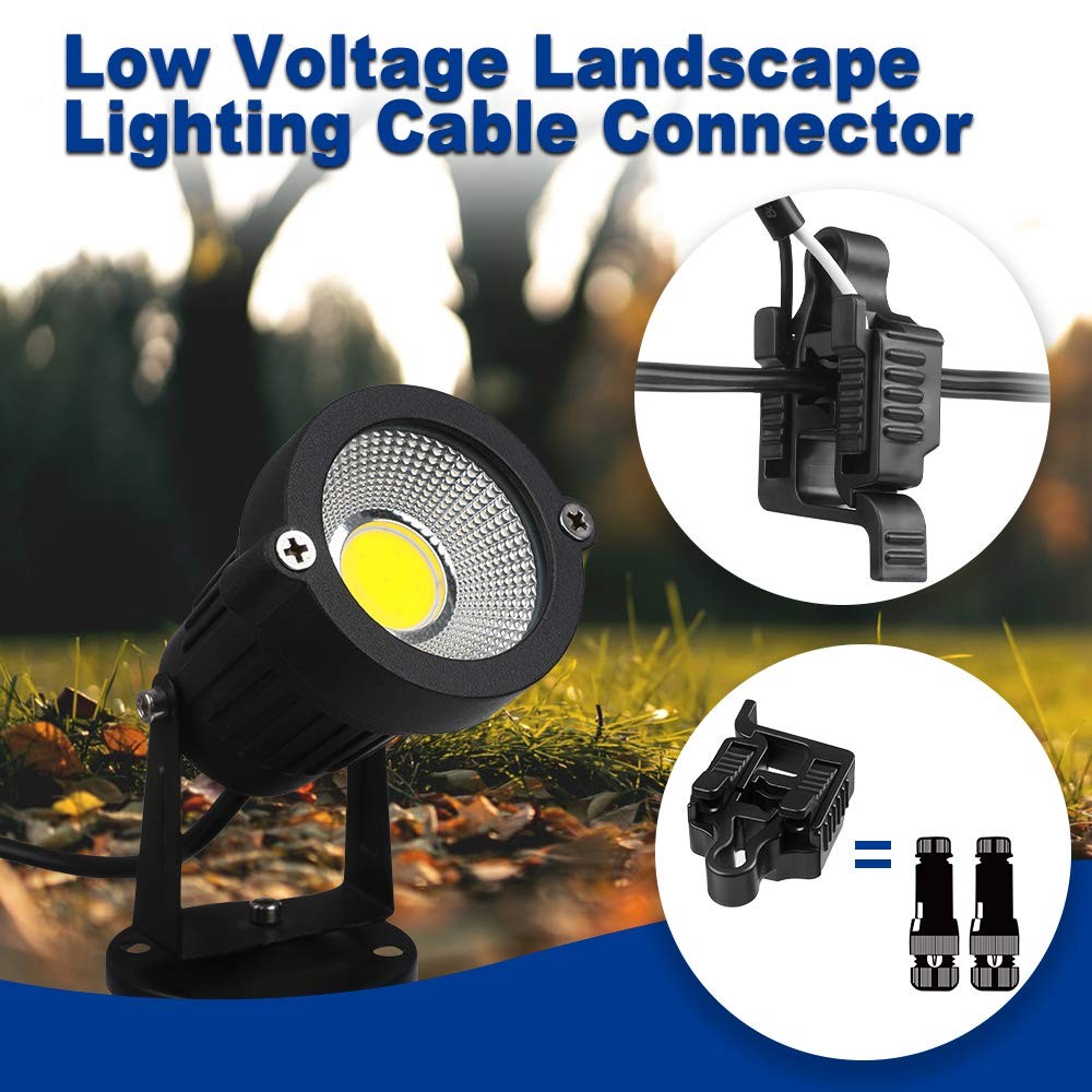Low Voltage Wire Connectors – Landscape Light Connectors 12-18 Gauge UL Liste…
