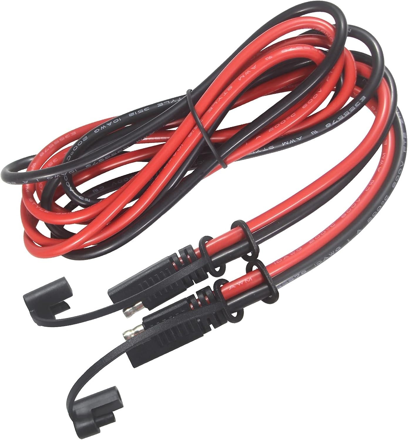 Heavy-Duty 10AWG SAE to SAE Extension Cable – 6FT Length for Battery Charging