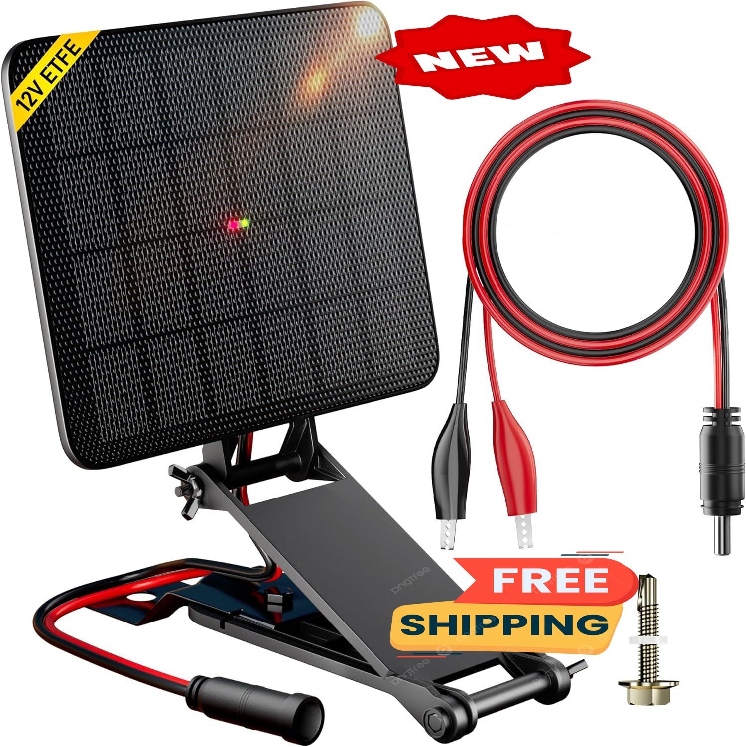 Panel solar para comedero de ciervos: Cargador solar impermeable de ETFE de 12 V