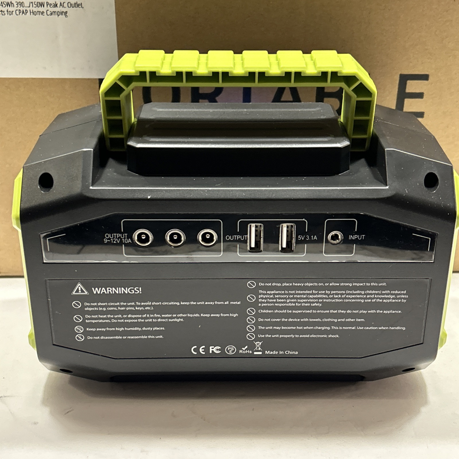 Cellgear 150W Portable Power Station with 30W Solar Panel,145Wh 39000mAh Camping