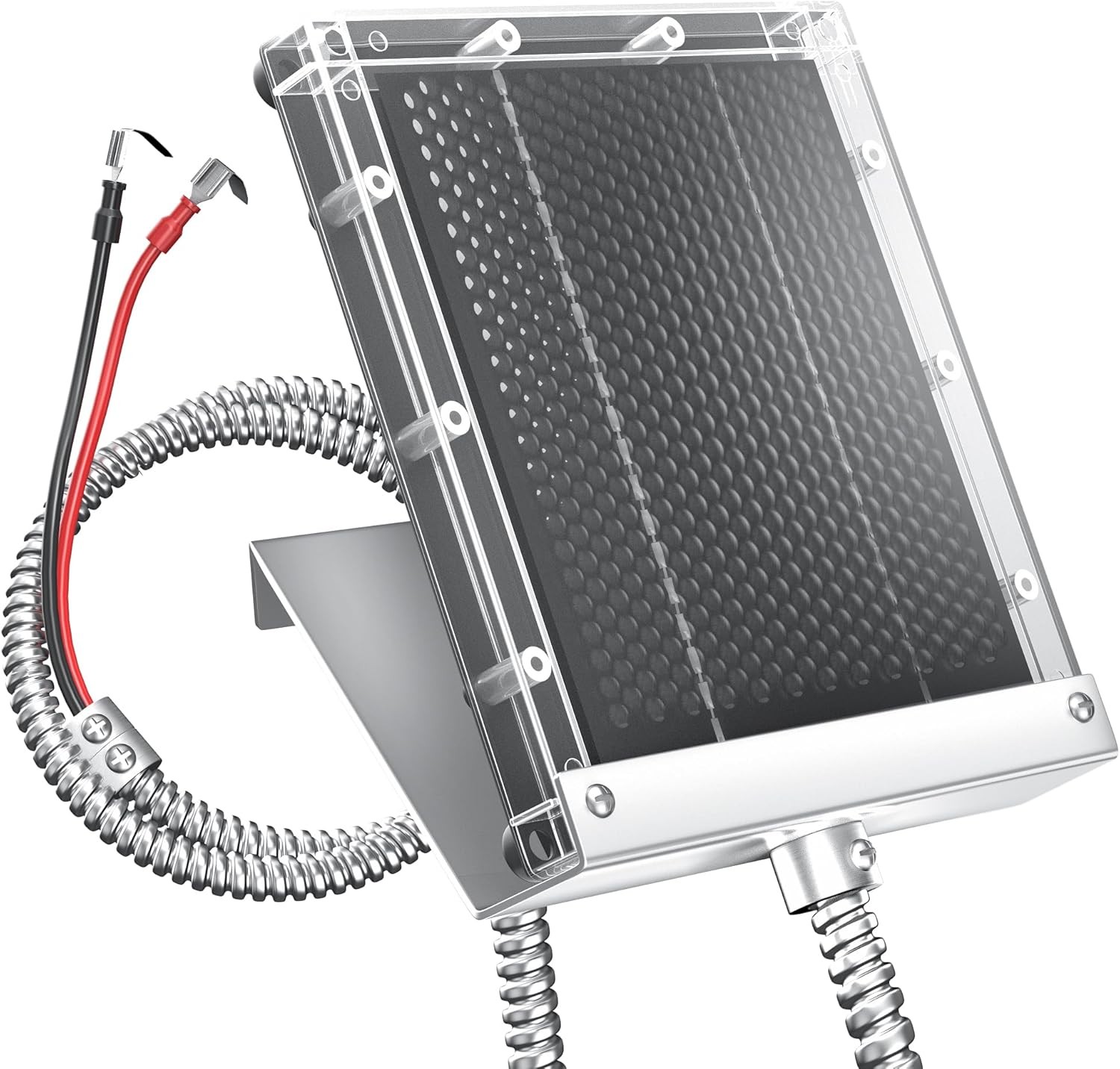 POWOXI 12V Solar Panel for Deer Feeder: 1.7W Waterproof Solar Battery Charger