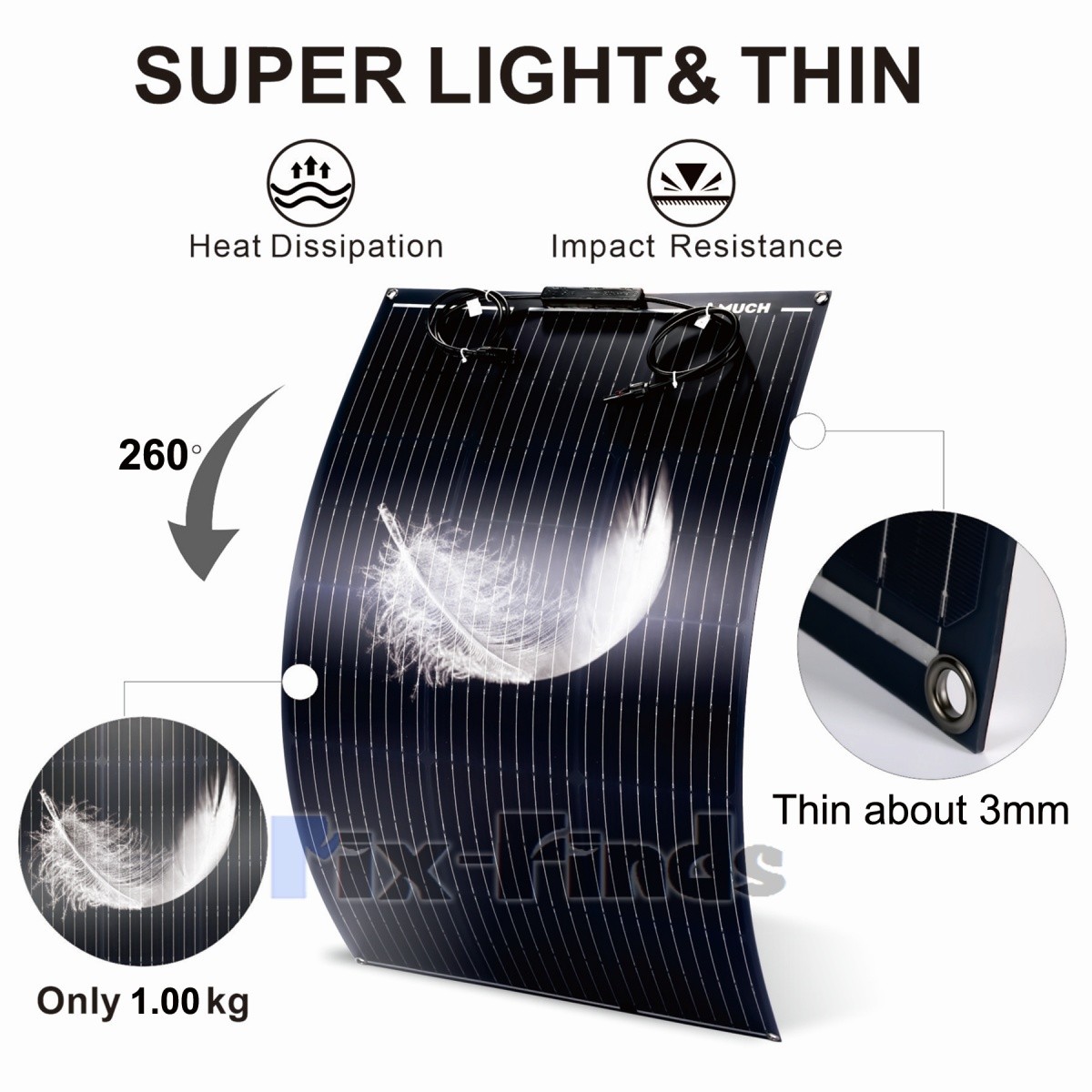 2000W Complete Solar Panel Kit Solar Power Generator 30A Home 110V Grid System