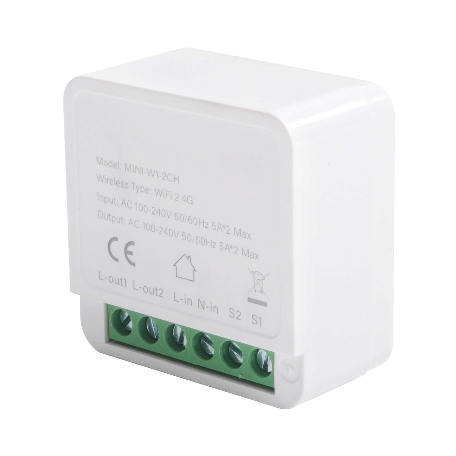 Smart Home WiFi Light Switch Voice Control Compatible Easy Installation