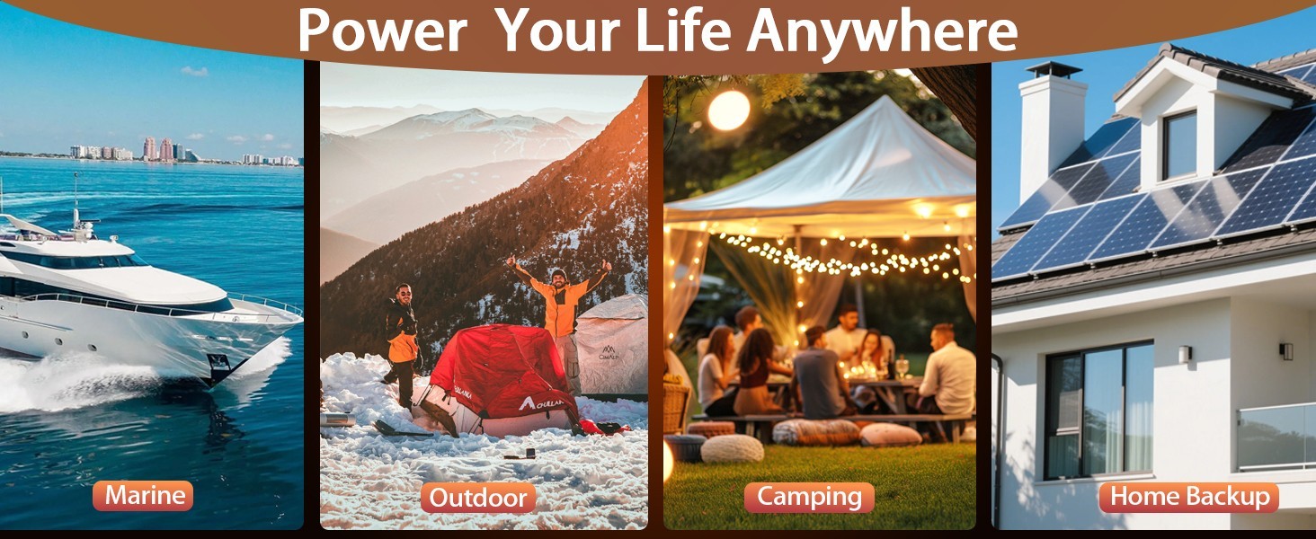 24V 100Ah LiFePO4 Lithium Battery 2560wh 100A BMS Deep Cycles For RV Off-Grid