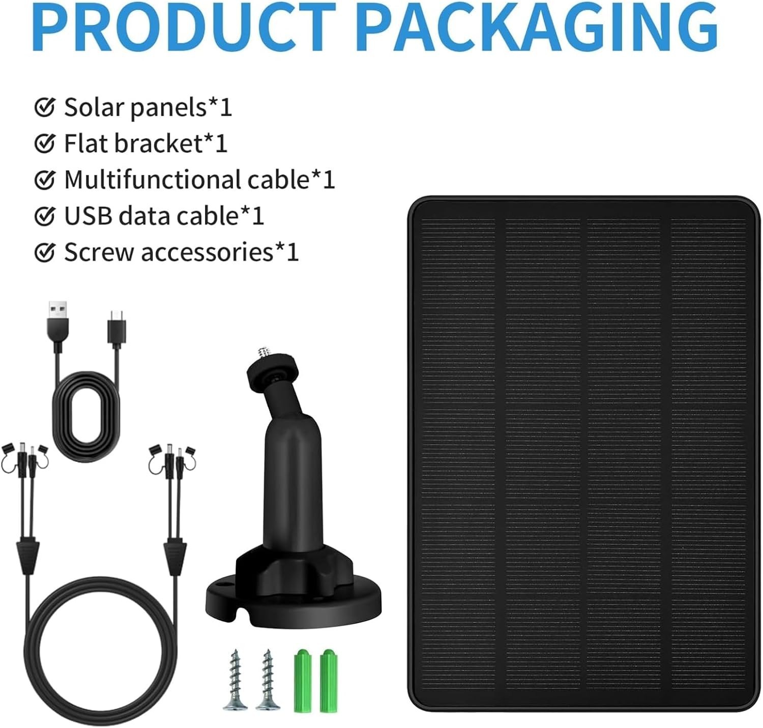 Universal Solar Charger for Trail Cameras – Waterproof & Lightweight
