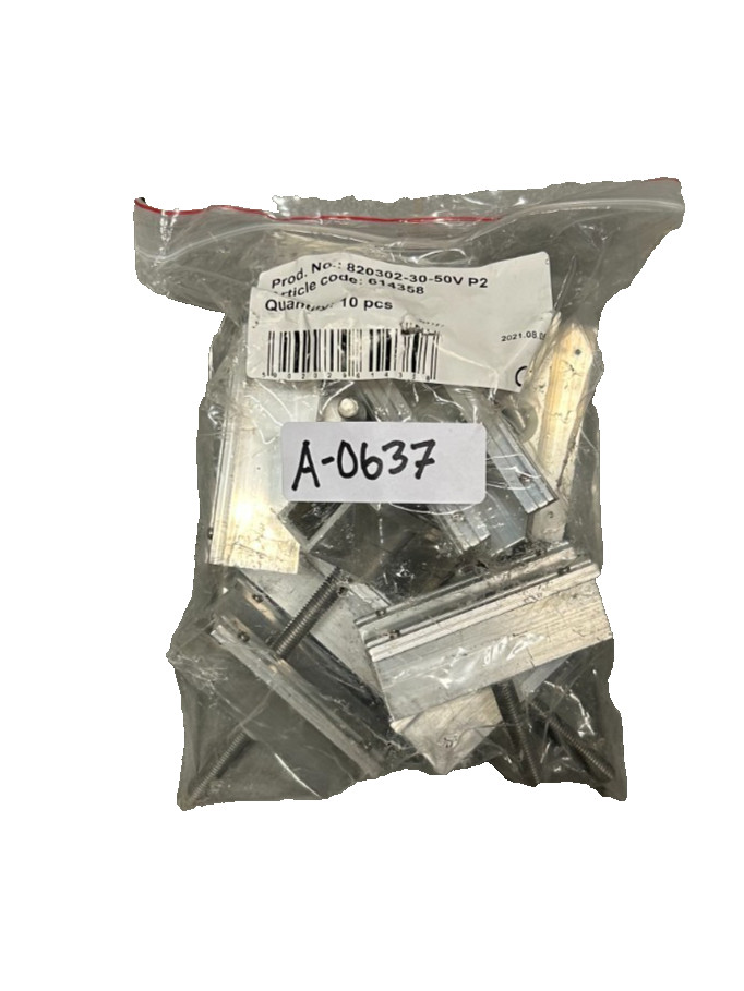Alumero 820302-30-50V Solar Mount Middle Clamp 614358 – Lot of 10