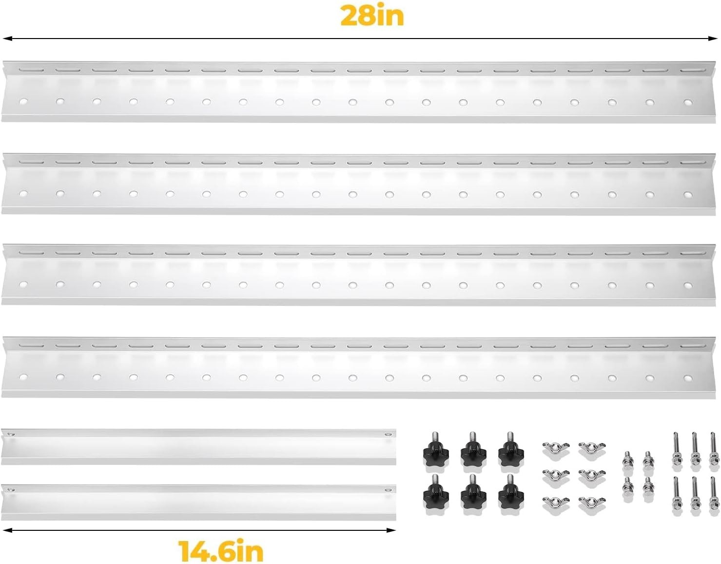 Solar Panel Tilt Mount Brackets – Adjustable 28in