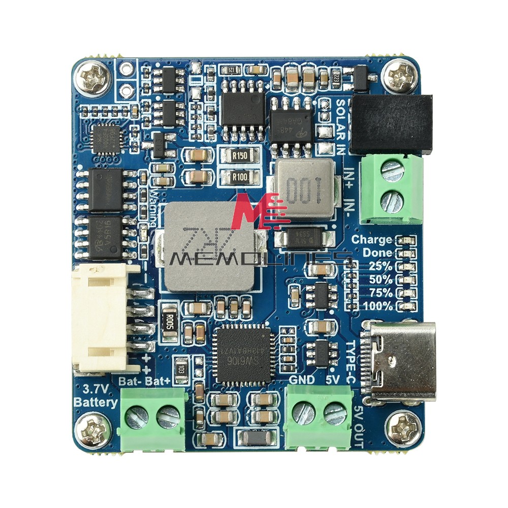 6-24V Solar Panel Power Management Module 5V 3A Supports MPPT, PD QC FCP SFCP