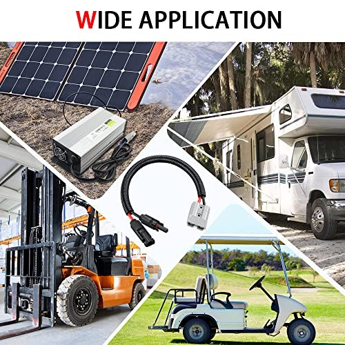 10AWG Solar Panel Connector Cable, Compatible with Solar Connecter and