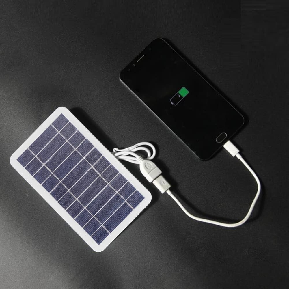 Versatile 2W Portable Solar Charger – Lightweight and Weather-Resistant Design