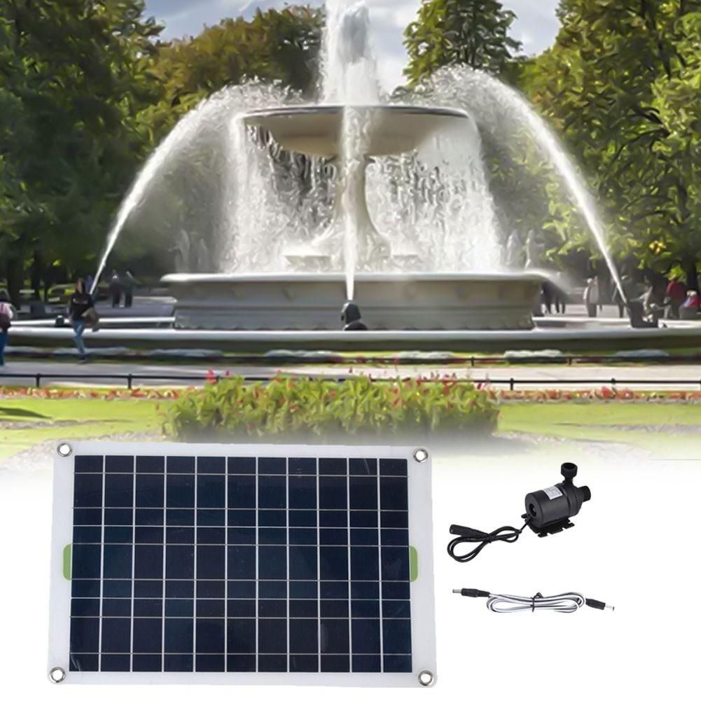 50W 12V Solar Water Pump System with 20V Open Circuit Voltage for Garden