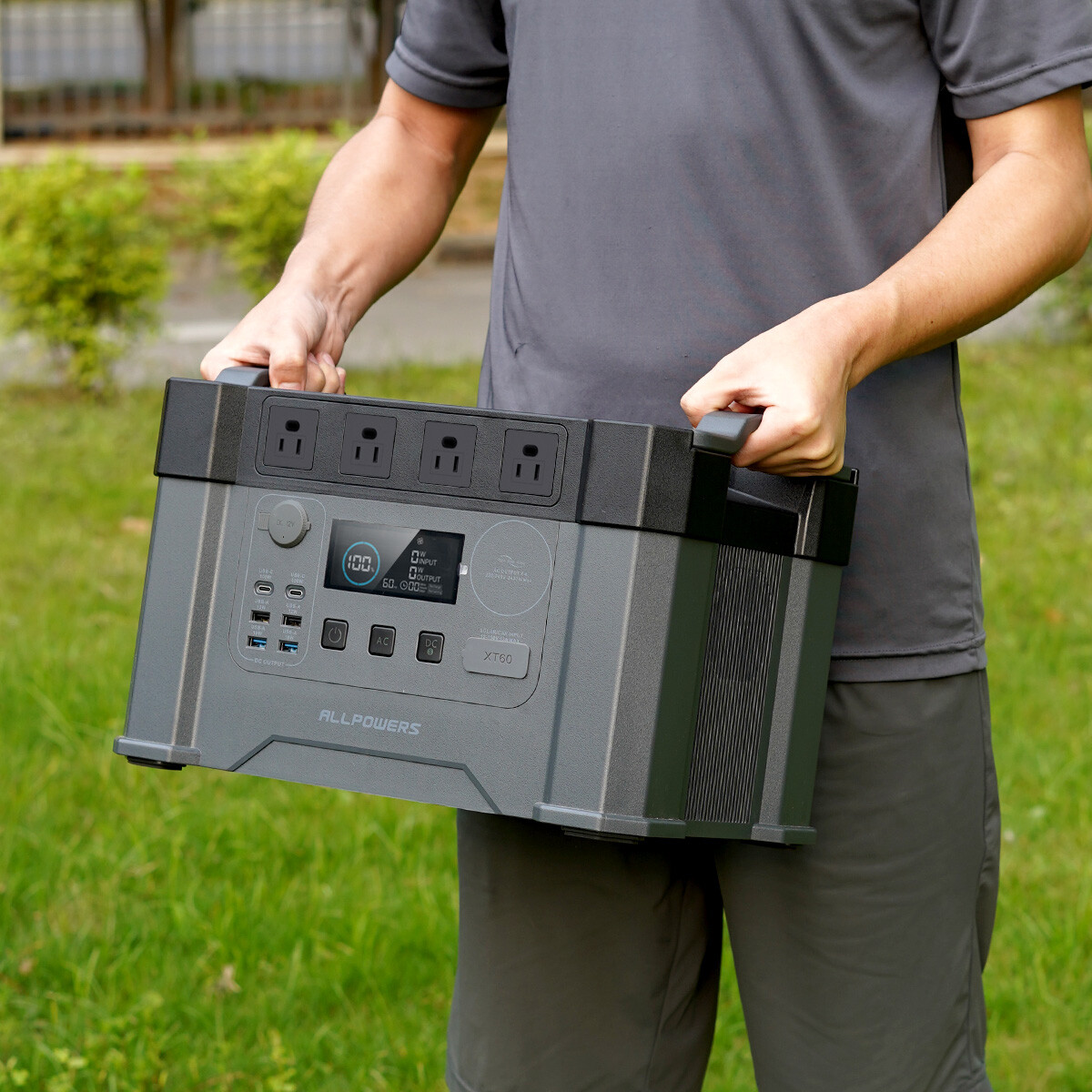 New S2000 Pro ALLPOWERS 2400W Portable Power Station Solar Generator LiFePO4 UPS